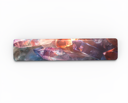 journey series acrylic keyboards wrist rest digital print polychrom