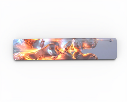 journey series acrylic keyboards wrist rest digital print polychrom