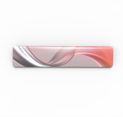 journey series acrylic keyboards wrist rest digital print polychrom