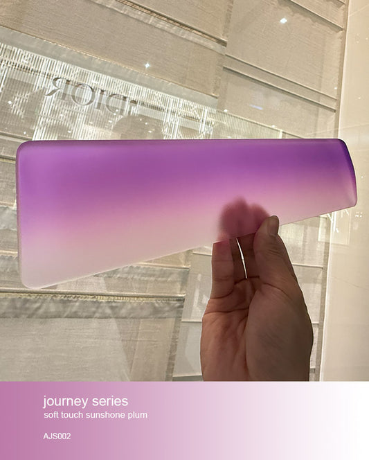 journey series acrylic keyboards wrist rest sunshone plum doigunsaan