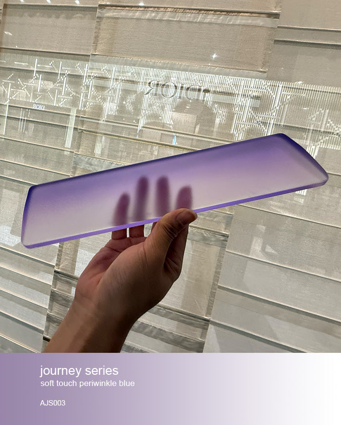 journey series acrylic keyboards wrist rest perwinkle blue doigunsaan