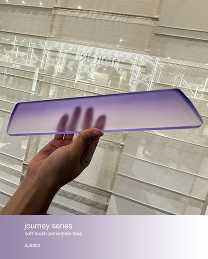 journey series acrylic keyboards wrist rest perwinkle blue doigunsaan