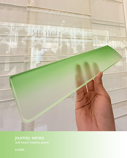 journey series acrylic keyboards wrist rest mint green