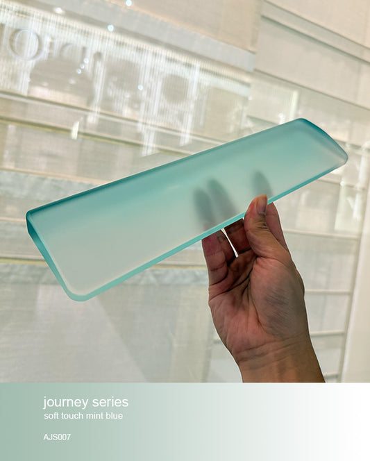 journey series acrylic keyboards wrist rest mint blue doigunsaan