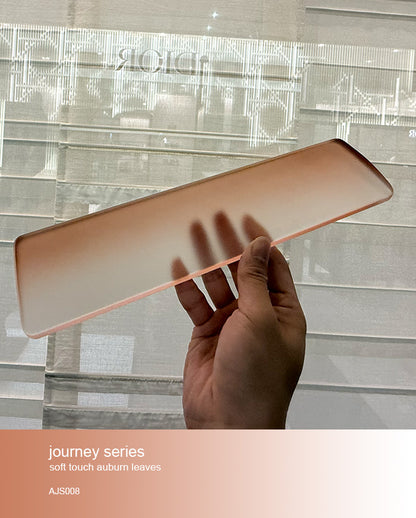 journey series acrylic keyboards wrist rest auburn leaves doigunsaan