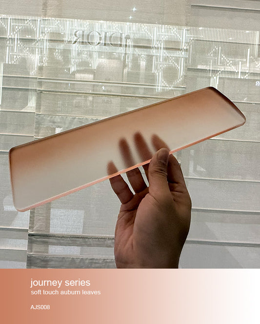 journey series acrylic keyboards wrist rest auburn leaves doigunsaan