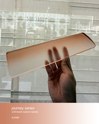 journey series acrylic keyboards wrist rest auburn leaves doigunsaan