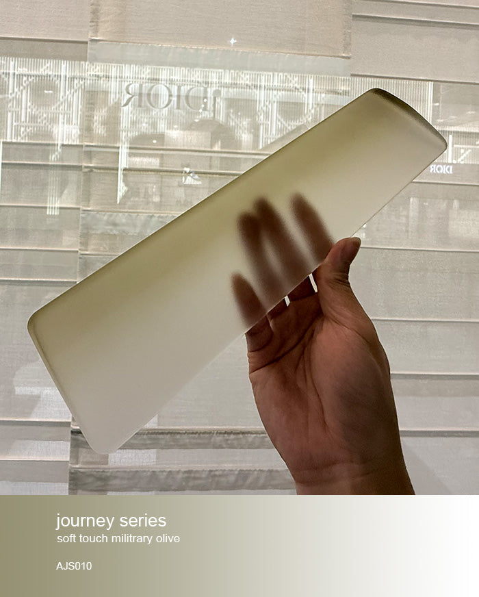 journey series acrylic keyboards wrist rest militrary olive green doigunsaan