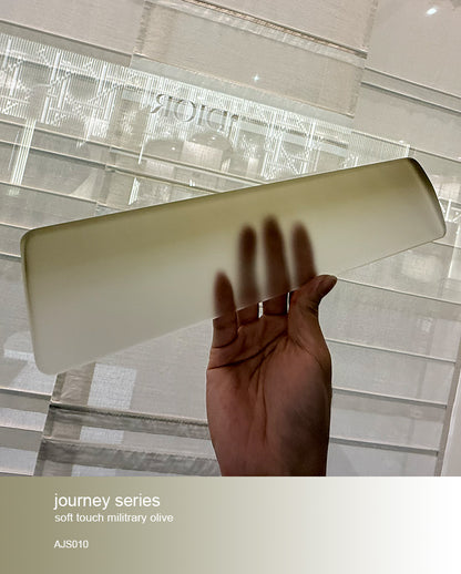 journey series acrylic keyboards wrist rest militrary olive green doigunsaan